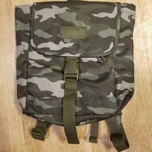 Mini Pink Army green backpack